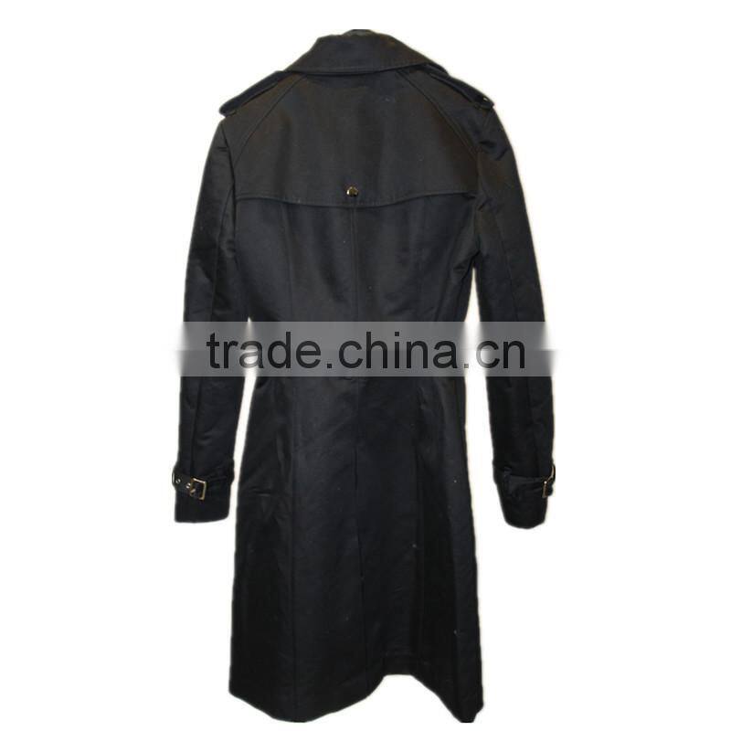 2016 OEM/ODM new design women trench coat windbreaker