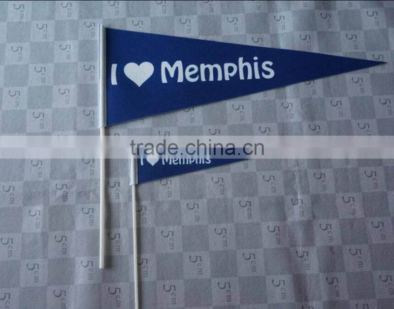 pole printed hand flag