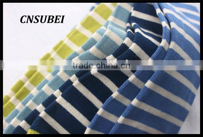 Shining japanese girl stripe jacqaurd knee high tube christmas stocking for women dress