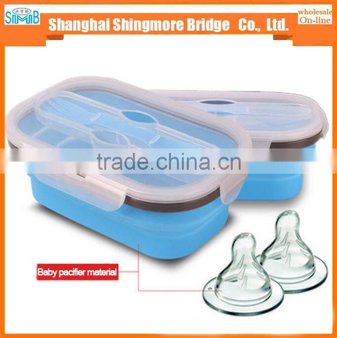 2017 alibaba china supplier hot sales good quality silicone bento lunch box