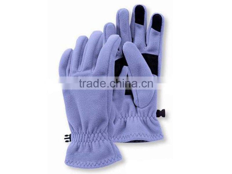 wholesale lovely warm polar fleece touch lover winter gloves ,promotion cheap
