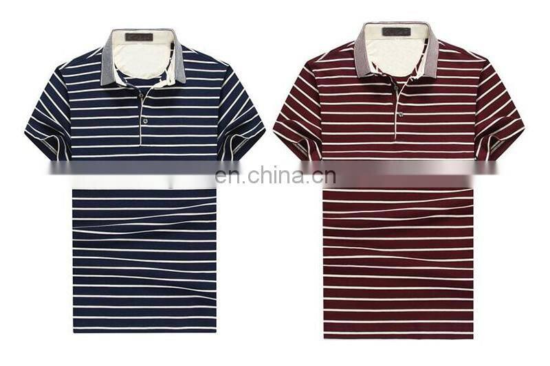 T-Shirts Product Type and OEM Service Supply Type Polo T Shirt with streak,short sleeve polo t shirt for man