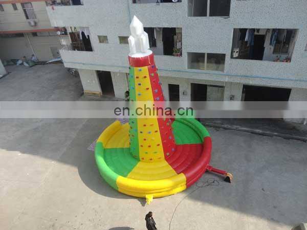 giant inflatable climbing wall, removable climb wall ,inflatable rock climbing wall