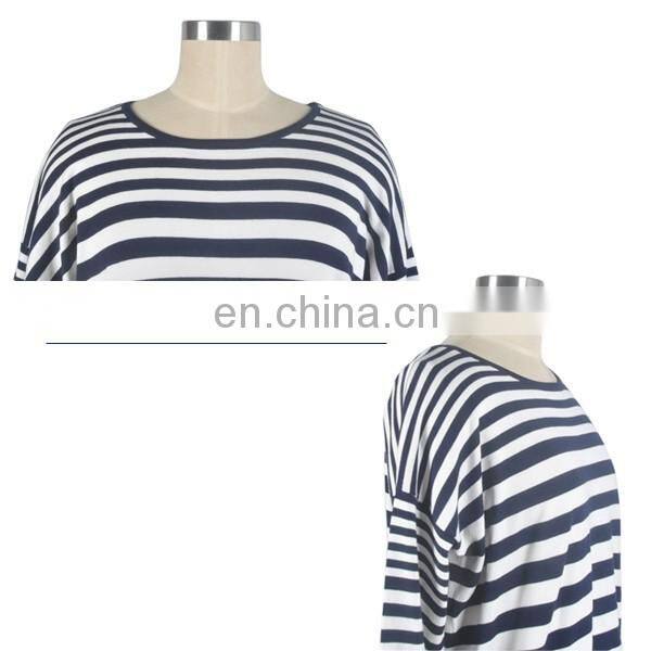 Sweater Women 2016 Stripe Long Sweater Casual Long Frog Dress