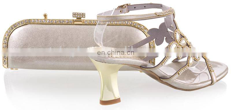 New arrival beige shoe and bag woman