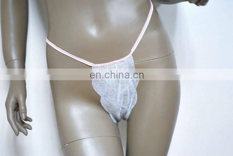 Disposable PP g-string for hotel or beauty use