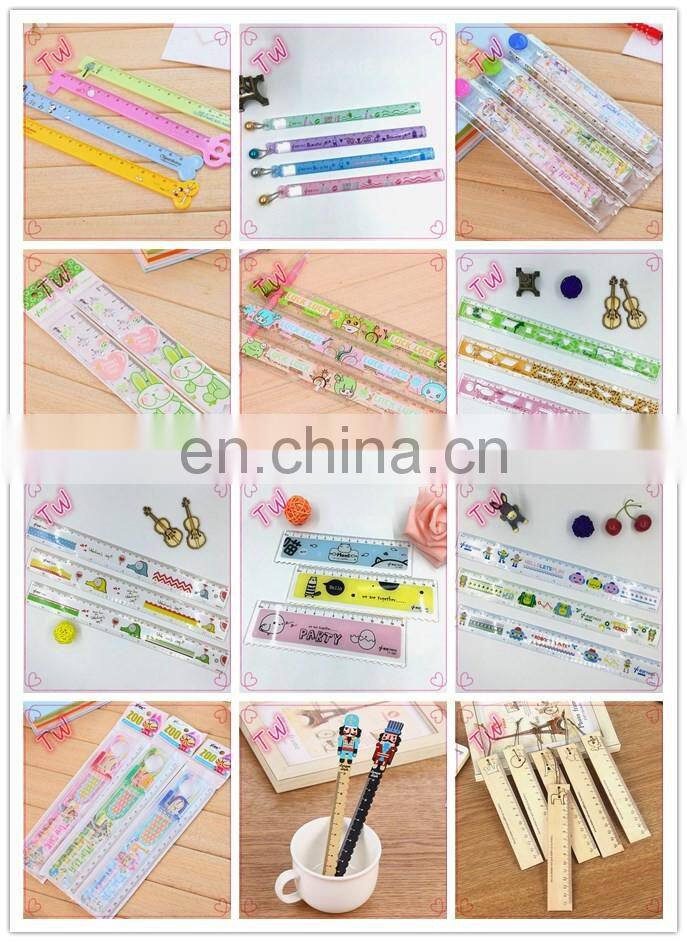 New Zealand 2018 new products office supplies and stationery promotion cute fancy animal shaped wooden ruler