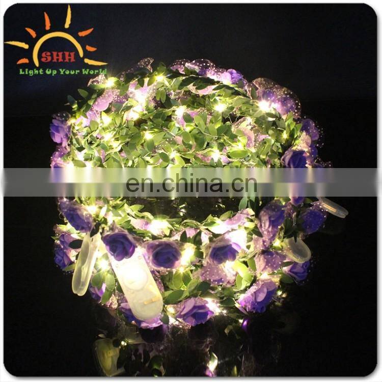 Popular product LED lighting up Crown Rose Flower
