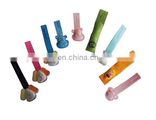 custom design cloth zipp puller with cotton inside