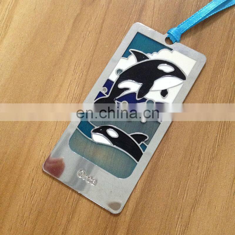 Gift items blank metal bookmark