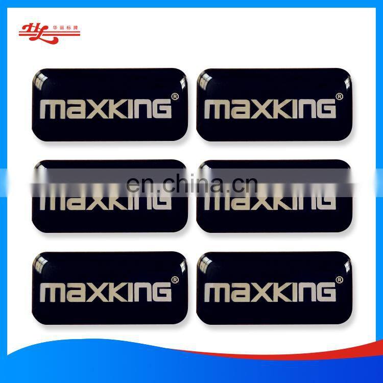 3D epoxy resin dome label