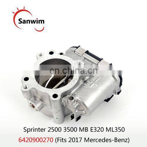 New Throttle Body for Sprin-ter 2500 3500 MB E320 ML350 6420900270 (Fits 2017 Merce-des-Be-nz)