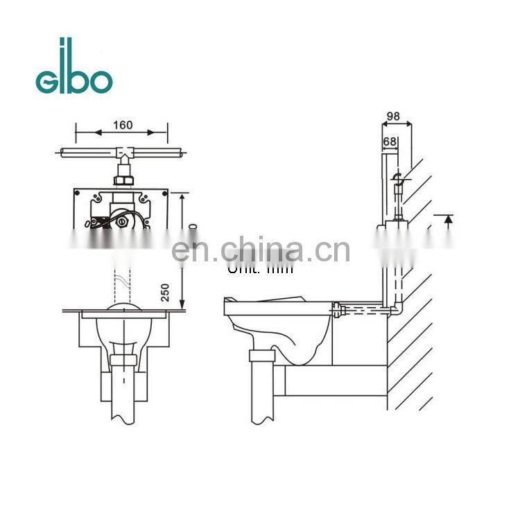 Touchless automatic toilet flush kit,automatic flush toilet sensor