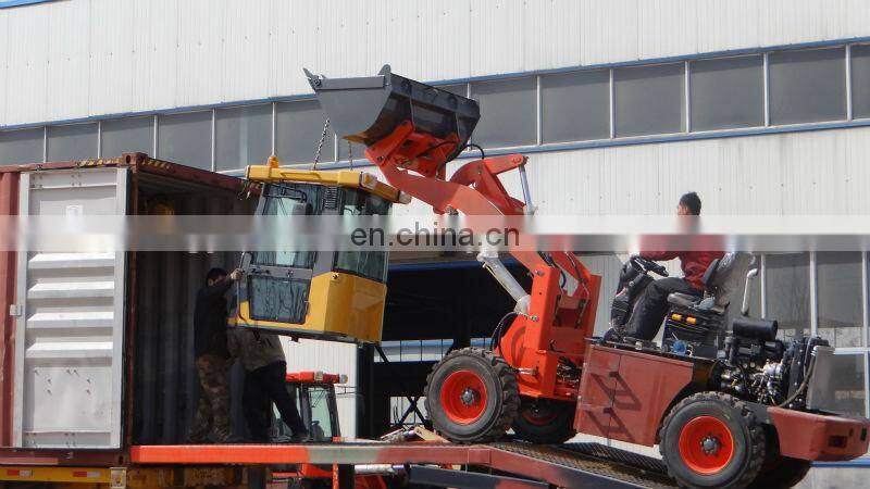 Latest export ZL20F wheel loader with timber grapple
