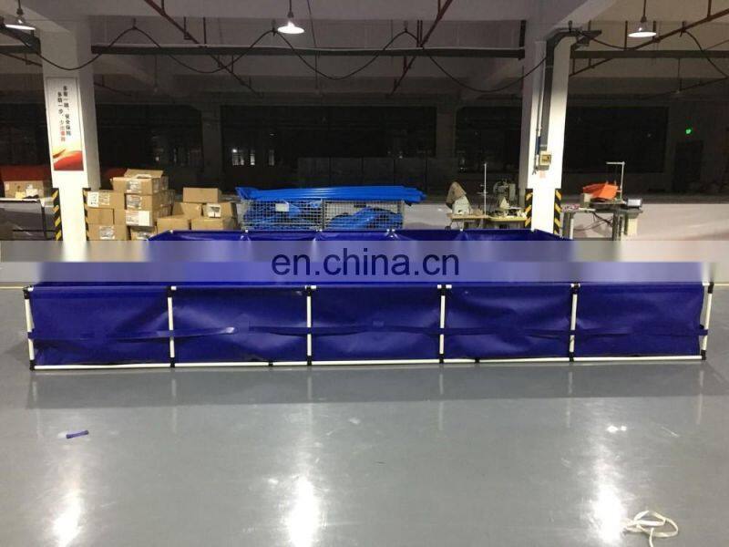 1000L Collapsible Flexible and Foldable PVC Tarpaulin Fish Farming Tank
