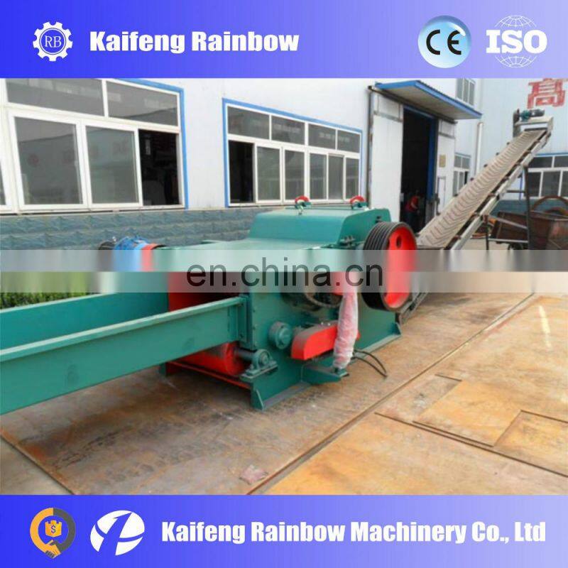 Blade automatic control log core crusher with hammer