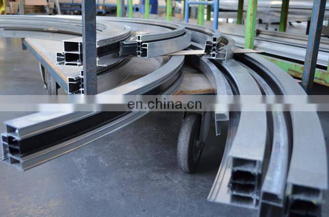 U C semi circle shapes aluminum bending machine