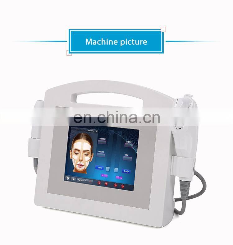 Skin Therapy facial lifting wrinkle removal radar line engraving+hifu device for anti-aging