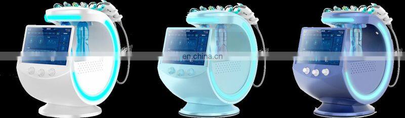 Intelligent Ice Blue Advanced Skin Analyzer RF Head With Mobile App Connection Facial Machine for skin management
