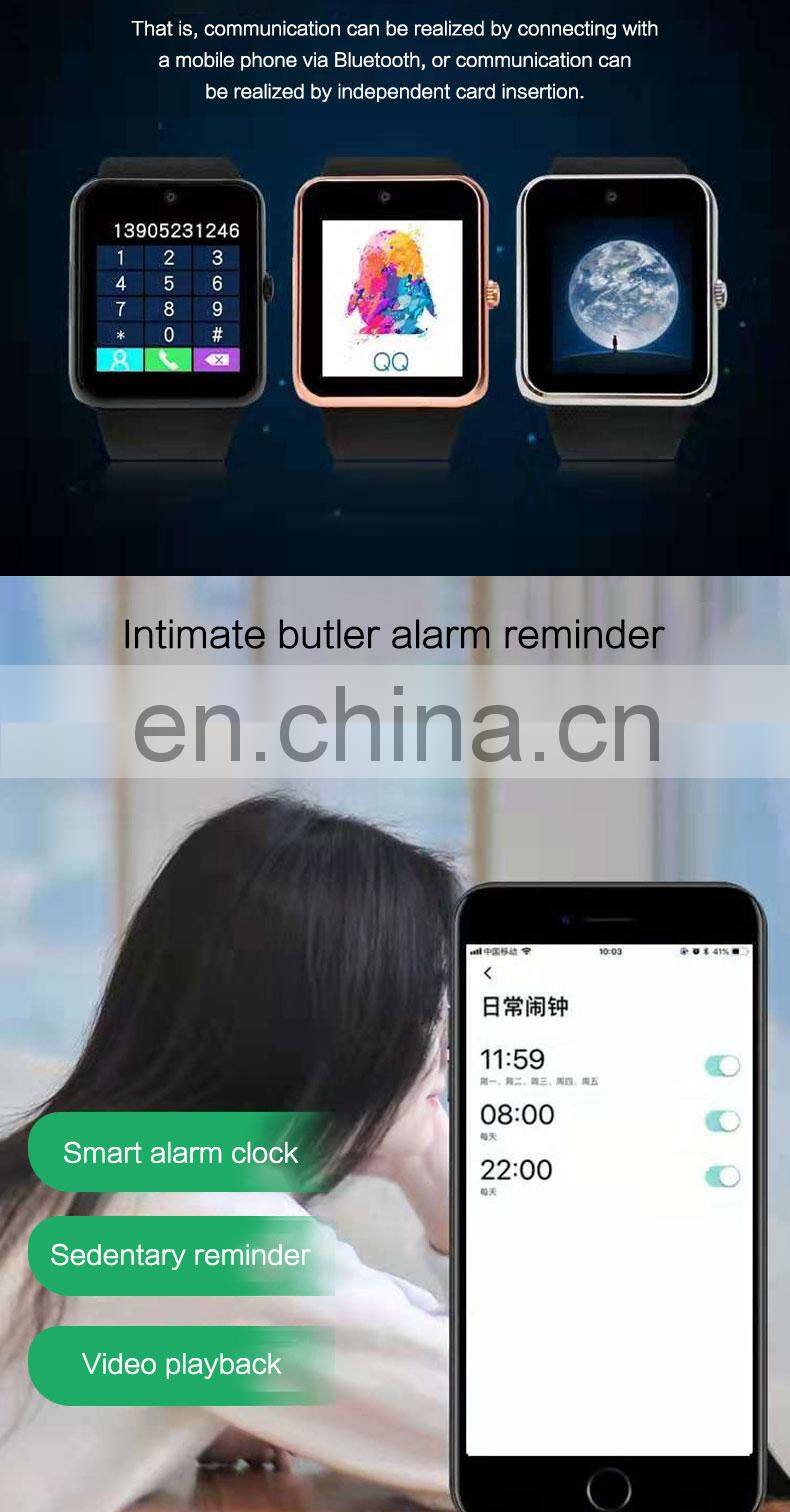 Amazon Hot Selling Smartwatch With Sim Card Slot Gsm Smart Watch Phone 2018 Sport Waterproof Wear Os Bracelet Wristband Custom