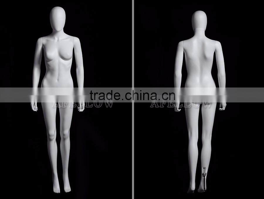 Abstract White female full body plastic women mannequin SF6W