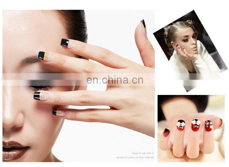 Nail Sticker Stencil Tips Guide French Style DIY Manicure Wave Line Nail Art Decals