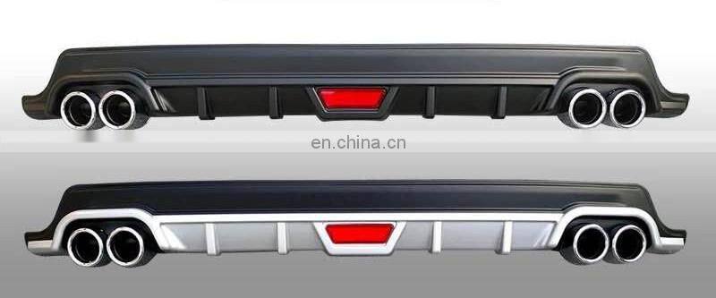 Rear Diffuser Exhaust Tip Rear Bumper Lip For Toyota Corolla 2014-2018