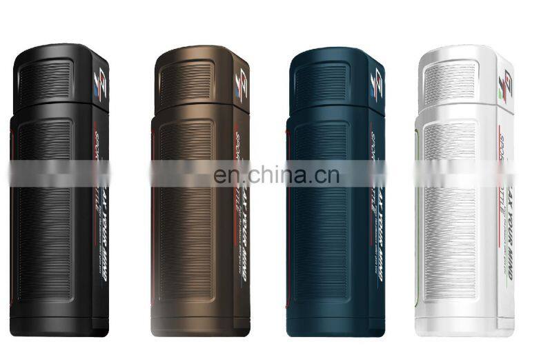 Fashionable 700ml stainless steel vacuum camping bottle insulated outdoor sports water cup thermo water kettle with lid cup