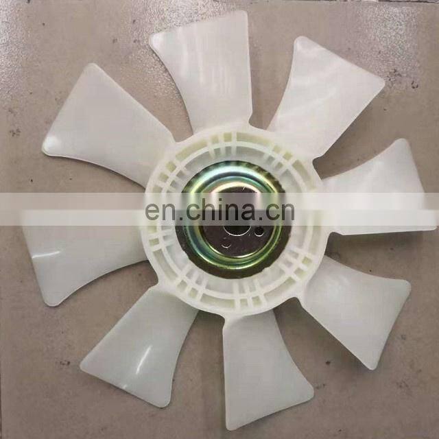 Excavator diesel engine 4D32 cooling Fan blade 4 hole 8 blades