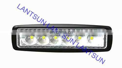 Lantsun LED817W 12 volt aurora led off road light bar 18w LED817
