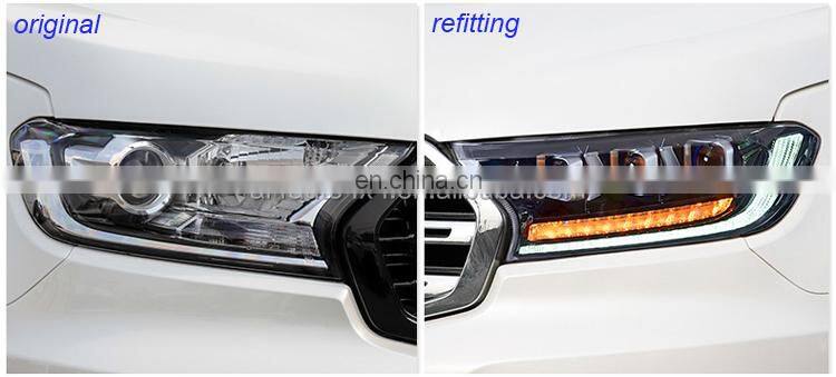 Auto Headlight Body Part Car Led Head Lamp Head Lights For Ranger 2015+