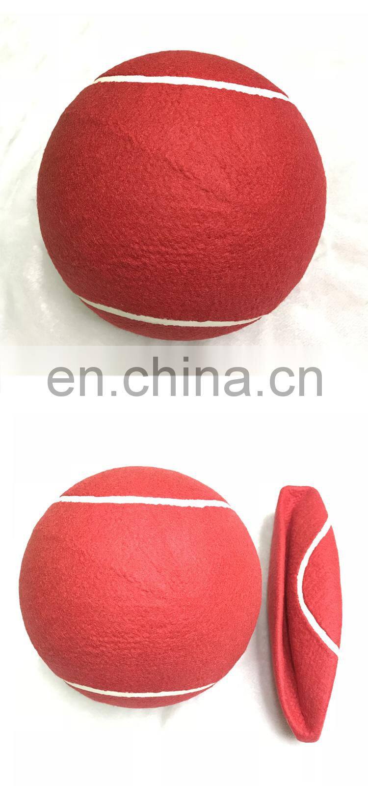 yellow 100% polyester oversize 9.5" jumbo tennis ball