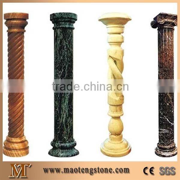 Beige Marble Building Stones, Column Tops, Sculptured Columns