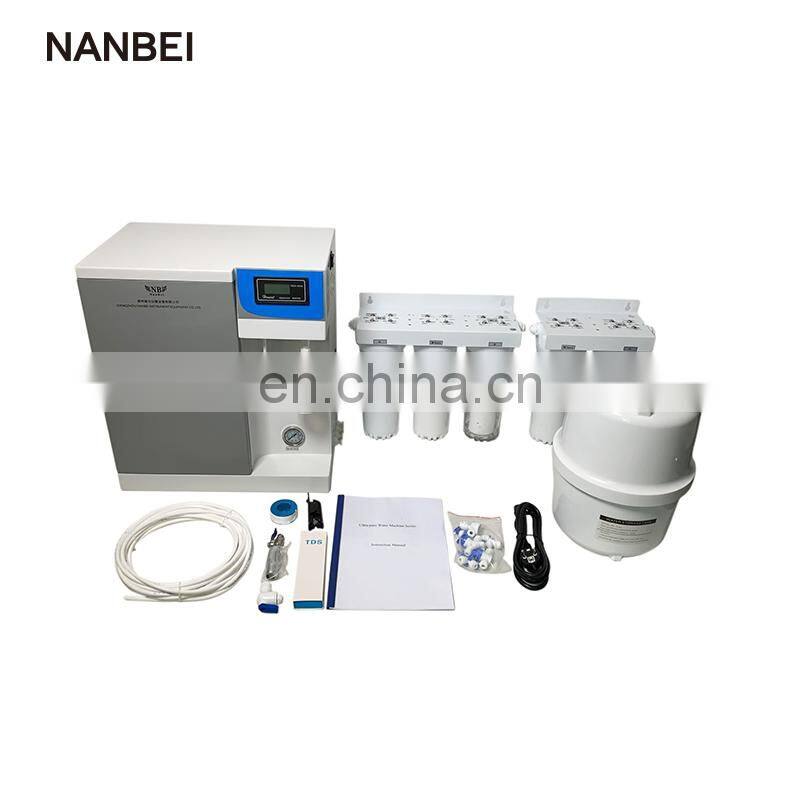 Lab RO Ultrapure Water System Deionizer Purewater Machine