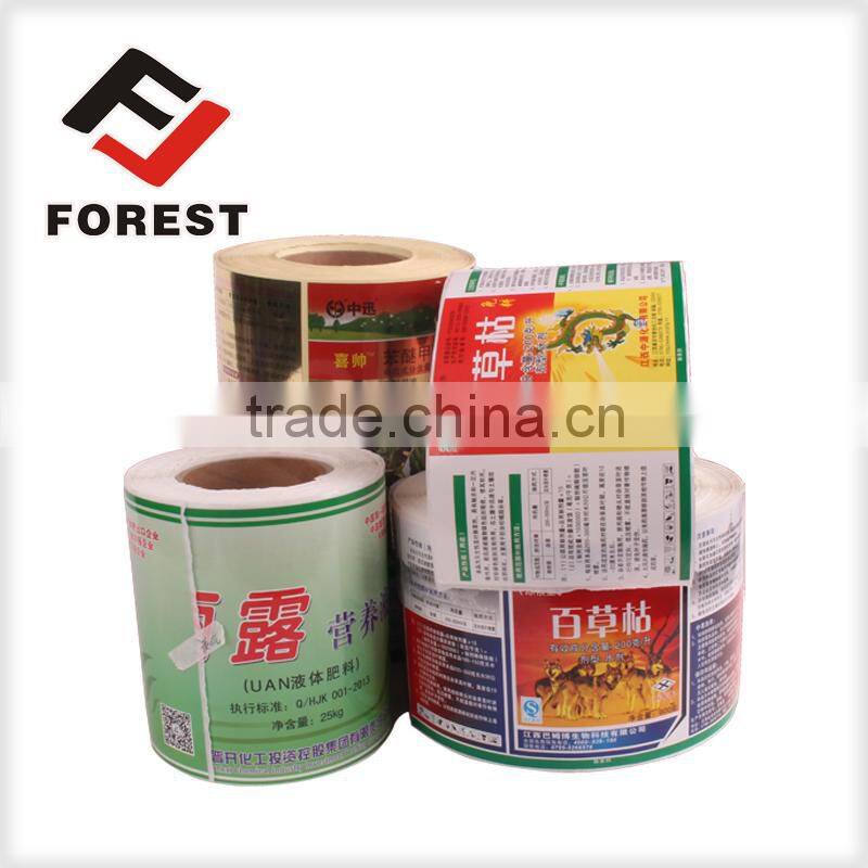 Custom roll adhesive sticker printing, decorative blank labels