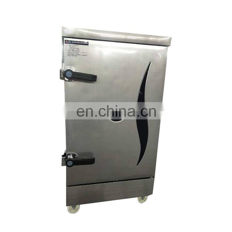 2020 hot sale rice steamer/ 12 trays gas rice steaming cart/ 50kg rice steaming cabinet