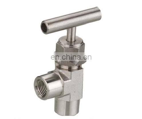 stainless steel 1/2 brass seat ms 3 ways ball faucet globe stop angle valve for hot water cold water