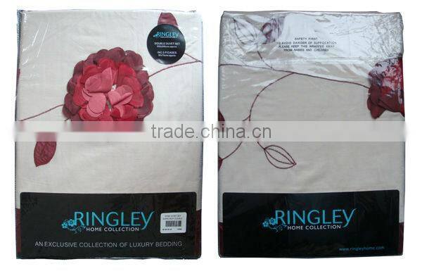 2013 newest embroidery silk quilt cover