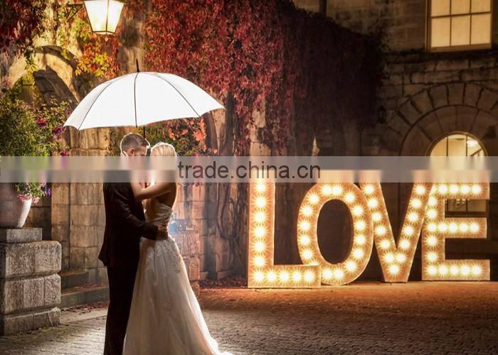 ACS 5ft height large metal LED love marquee letters