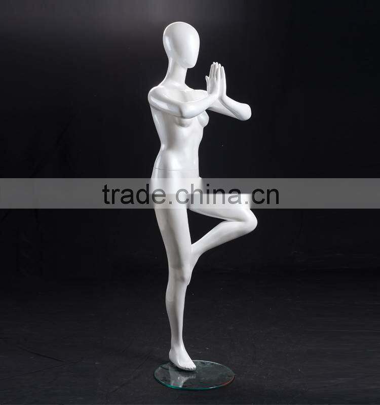 female stand sport yoga mannequin