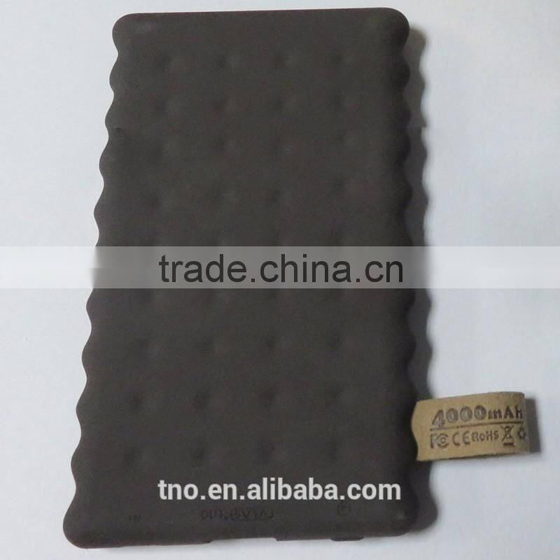 Novelty cookies mobile power bank 4000mAh wholesale alibaba