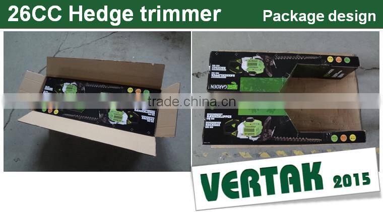 510mm 26cc gasoline engine hedge trimmer