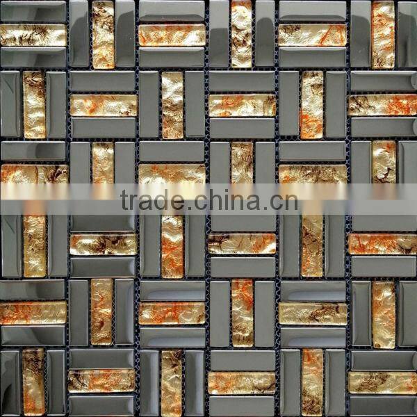 High quality decoration modern glass mosaic