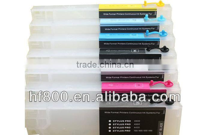 Inkjet printer refill cartridge for epson 4800/4880/4000 /4400/4450/7600/9600