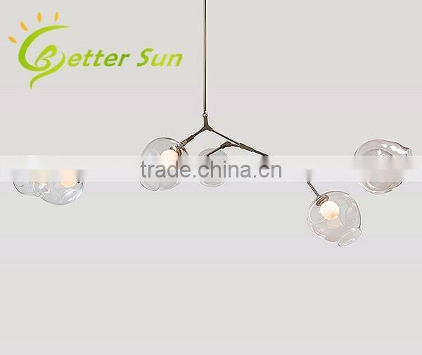 Hot Sale Lindsey Glass Ball American Style Modern Pendant Light