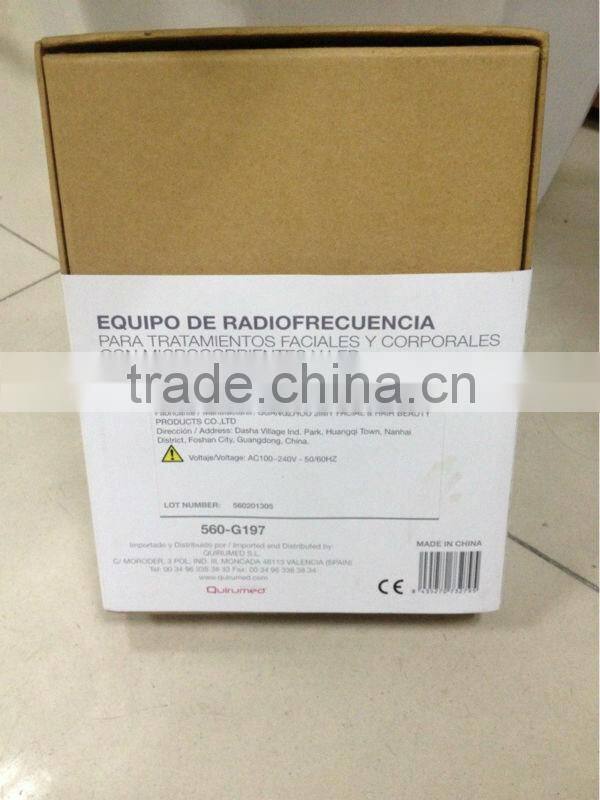 home rf radio frequency skin tightening micro current machine with led photon light