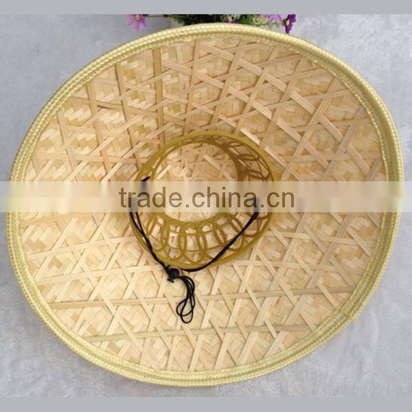 Factory price straw hats vietnam wind water proof natural bamboo famers straw hat panama straw hat for sale