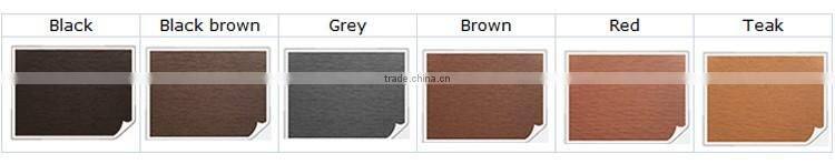 Composite deep embossing outdoor wpc decking 150x25mm