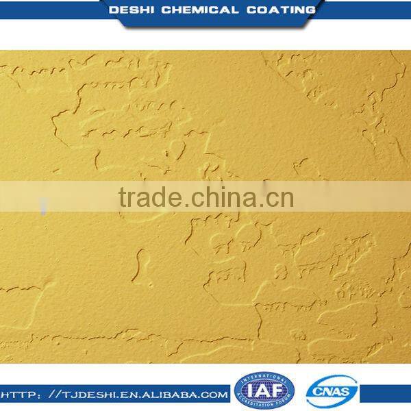 Waterproof interior sparkling gold powder coating paint
