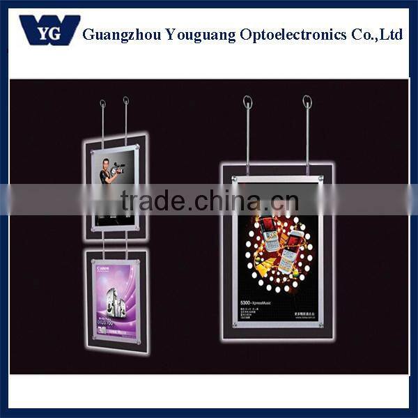 Exquisite and fashional LED acrylic sheet poster frame